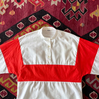 Vintage germany collarless shirt