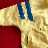 90s Lace-up Lemon yellow , NOS , Germany