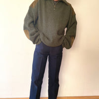 Italy high‐neck sweater , Big size