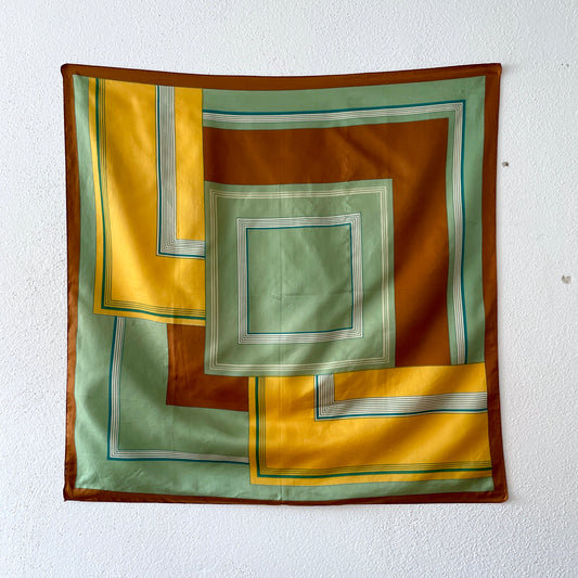 Vintage poly scarf