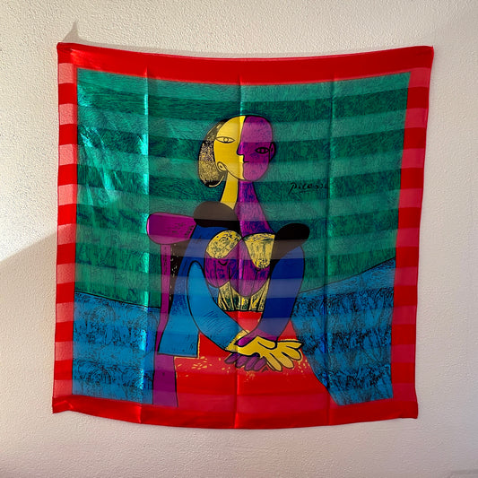 Picasso silk scarf ピカソ スカーフ