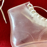 8Hole rubber clear boots
