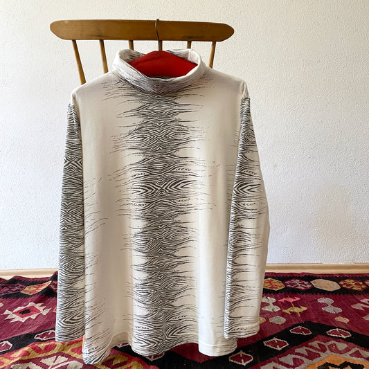 90s High neck L/S tee