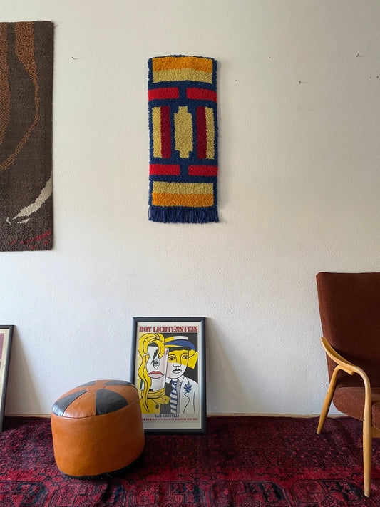 70s pile wall tapestry or rug