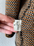 60-70's wool knitted cardigan