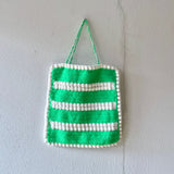 The final home made knit bag