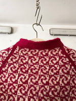 special vintage fat-wool cardigan