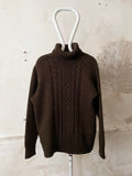 new wool turtleneck brown