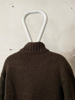 new wool turtleneck brown