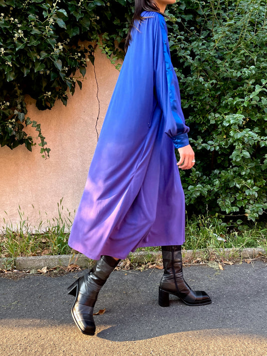 Vintage fade blue dress