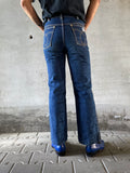 1980's italy denim trouser.