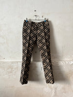 70's dead stock jacquard trouser