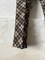 70's dead stock jacquard trouser