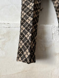 70's dead stock jacquard trouser