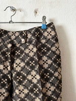 70's dead stock jacquard trouser