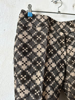 70's dead stock jacquard trouser