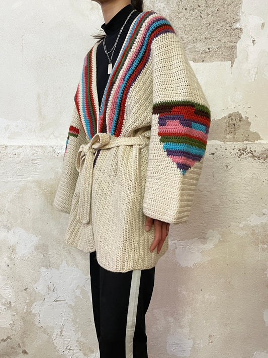 special handmade wool haori