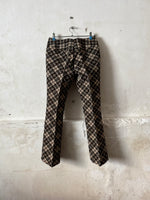 70's dead stock jacquard trouser