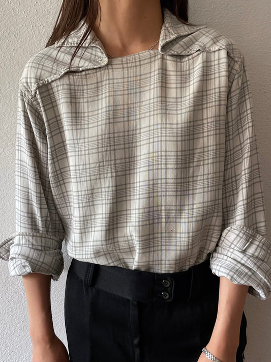 50's Rayon Peterpan shirt.
