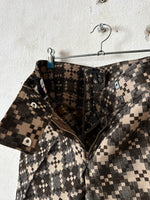 70's dead stock jacquard trouser