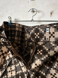 70's dead stock jacquard trouser