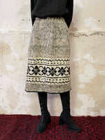 handmade nordic wool skirt