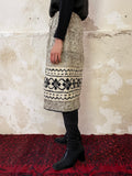 handmade nordic wool skirt