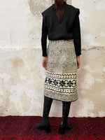 handmade nordic wool skirt