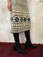 handmade nordic wool skirt