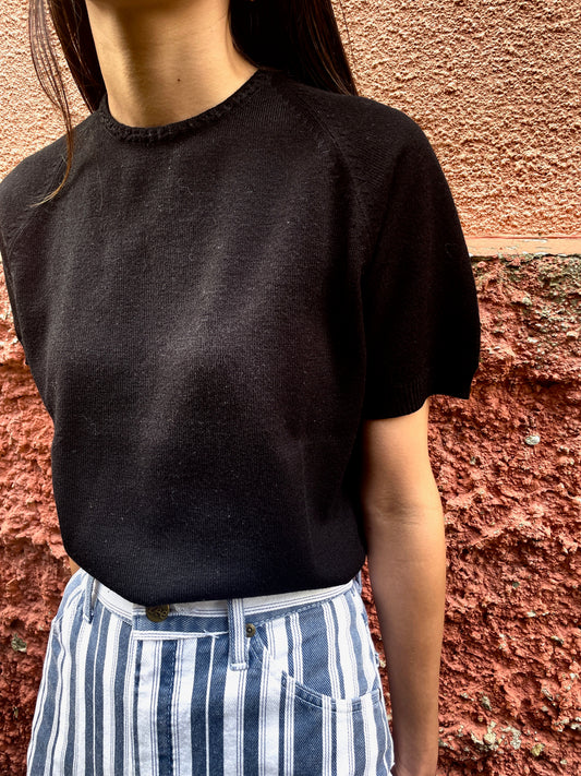 vintage ladies black sweater