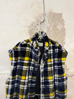 90's plaid ofuton vest