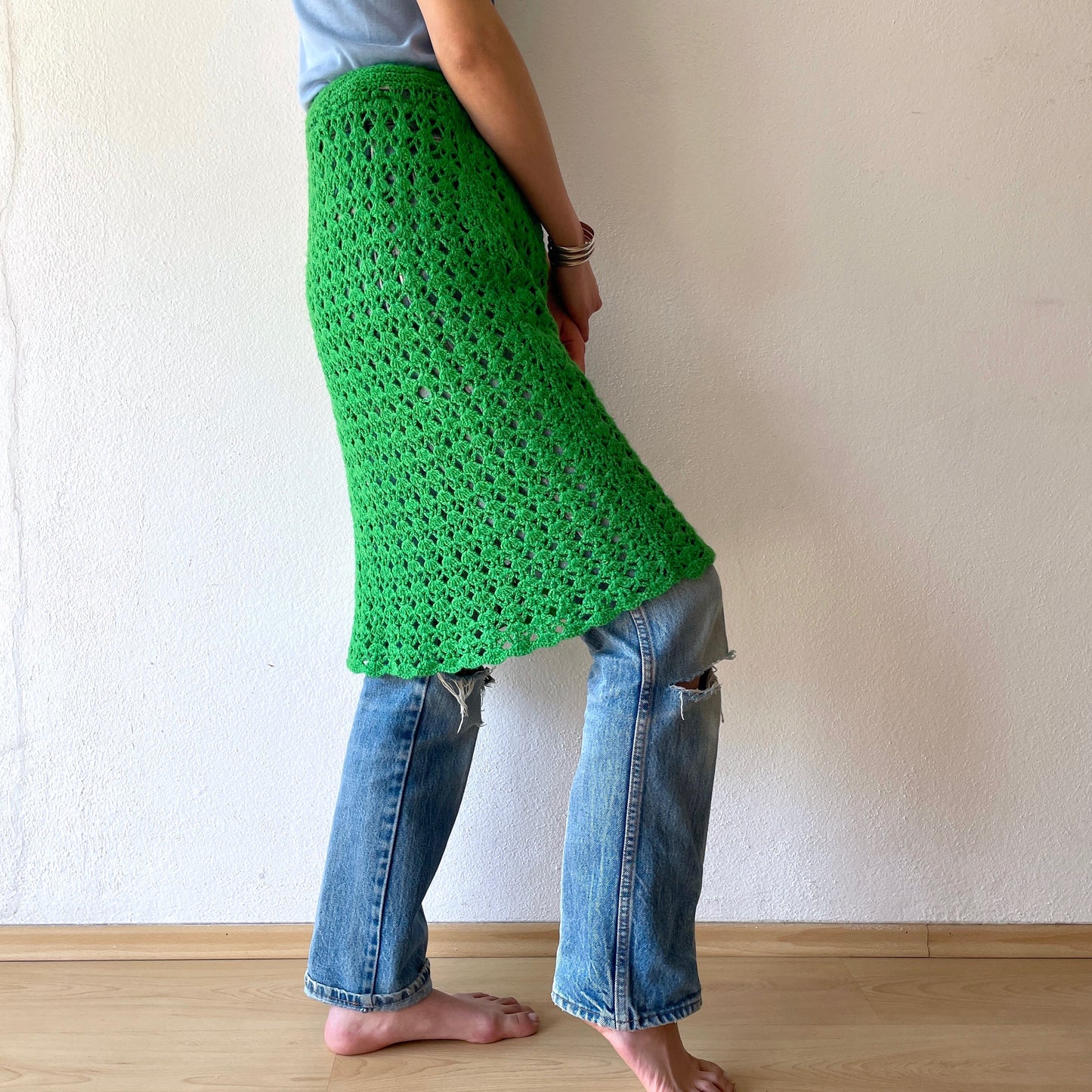 Hand made crochet skirt