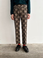 70's dead stock jacquard trouser