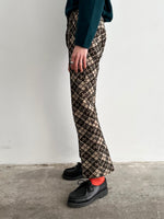 70's dead stock jacquard trouser