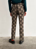 70's dead stock jacquard trouser