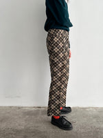 70's dead stock jacquard trouser