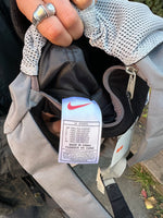 Nike 2002's gray rucksack with hoodie. Dead stock