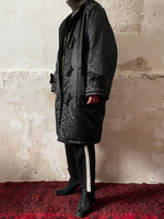 Italy black puffer coat. 1990s