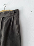 90's leather slacks