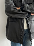 Unknown rubber and fleece jkt.