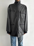 Unknown rubber and fleece jkt.