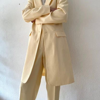 2pc midi length jacket & slacks