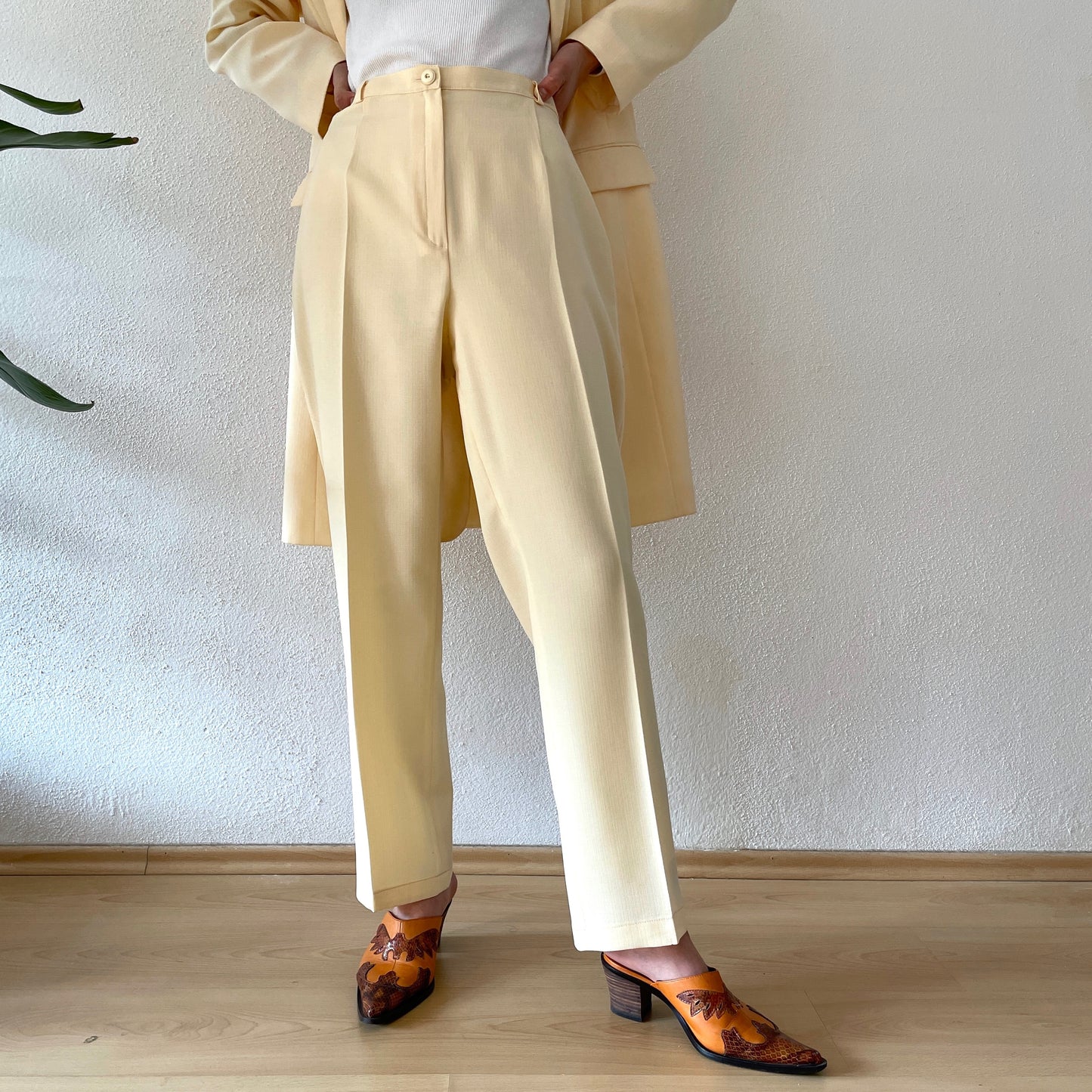 2pc midi length jacket & slacks