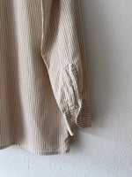 60's Basic shirt. cotton striped.