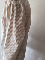 60's Basic shirt. cotton striped.