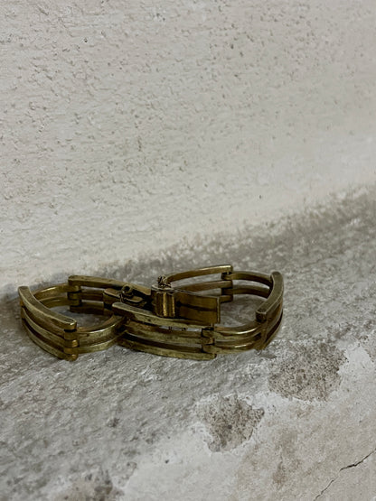 French vintage brass bracelet