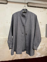 Wool Herringbone shirt. Hand made.