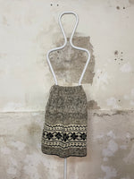 handmade nordic wool skirt