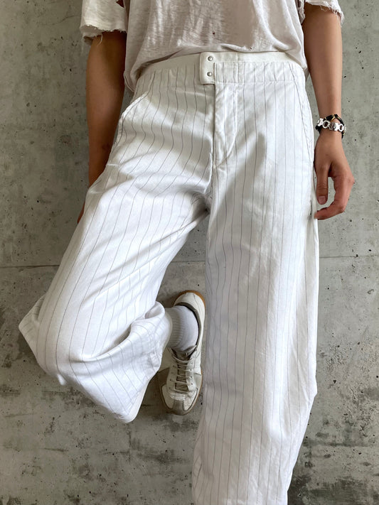 marithe + francois girbaud white pants