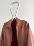 1980s smoky pink leather jkt.